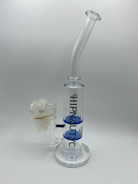 HIPNAUTYC Double Disc Bent Waterpipe