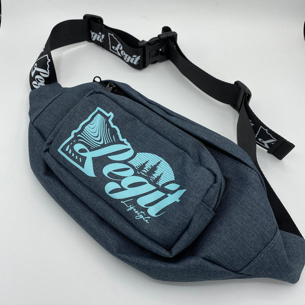*NEW* MN LEGIT Canvas Fanny Pack w/ Detachable Pouch (4 Colors)