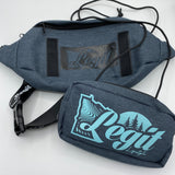 *NEW* MN LEGIT Canvas Fanny Pack w/ Detachable Pouch (4 Colors)