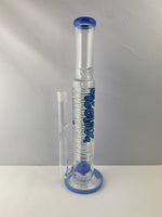 Relax Ribbed Waterpipe w/ Showerhead Perc