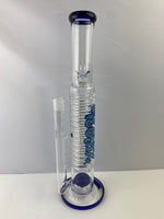 Relax Ribbed Waterpipe w/ Showerhead Perc