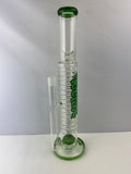 Relax Ribbed Waterpipe w/ Showerhead Perc