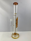 Relax Ribbed Waterpipe w/ Showerhead Perc