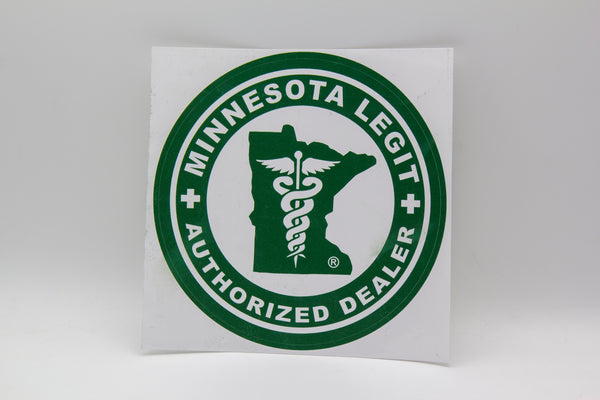 MN LEGIT Authorized Dealer Window Cling